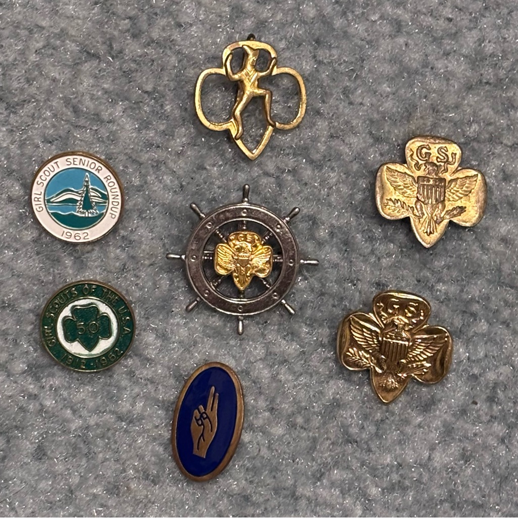 Lot Of Collectible Vintage Girl Scout Pins